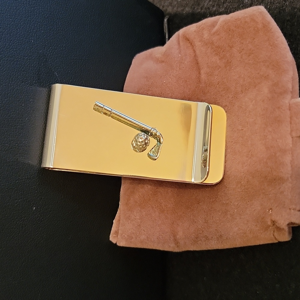 Golf themed Money Clip